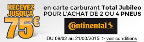 jusqu'à 75€ en carte carburant