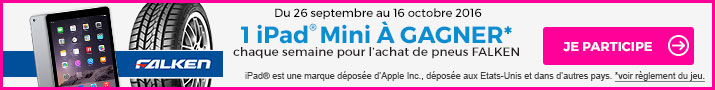 Falken jeu concours pneu