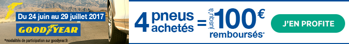 offre GOODYEAR pneus