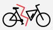 vélo cassé