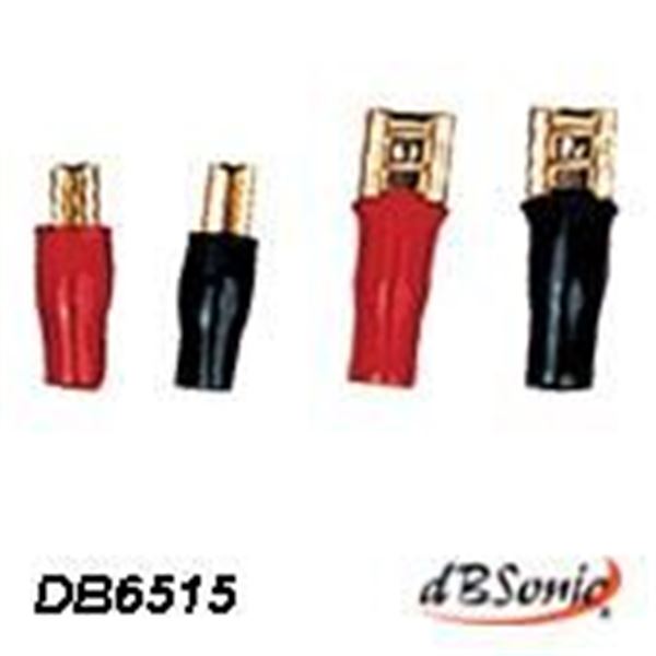 Assortiment cosses haut-parleurs plaqué or 1,5 mm² x10 Assortiment cosses haut-parleurs plaqué or 1,5 mm² x10