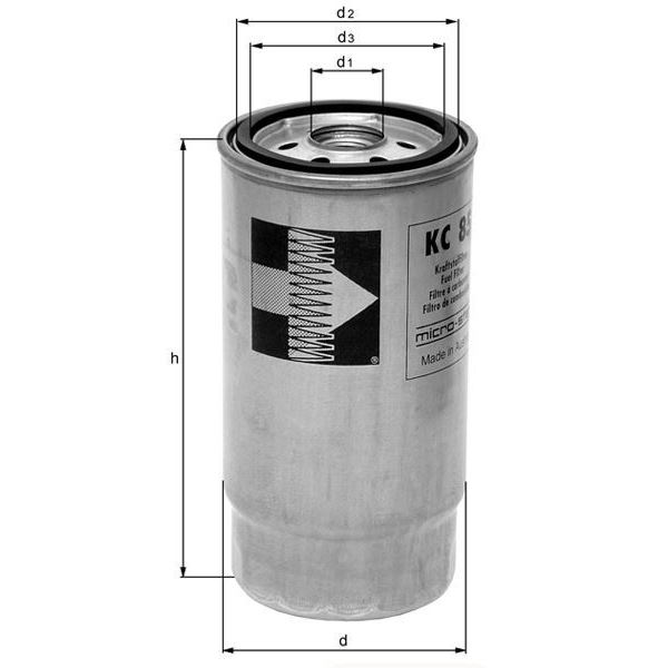 Filtre à gasoil Knecht KC59 Filtre à gasoil Knecht KC59