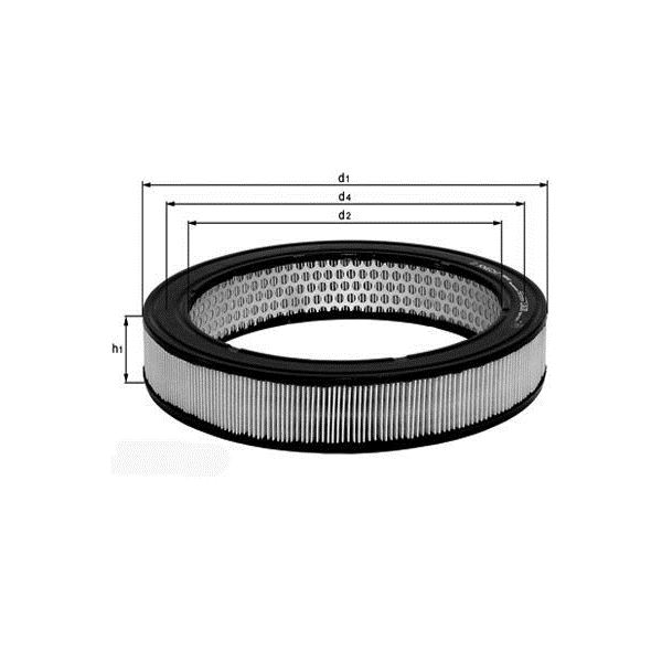 Filtre à air Knecht LX1 Filtre à air Knecht LX1
