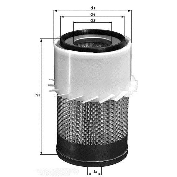 Filtre à air Knecht LX16 Filtre à air Knecht LX16