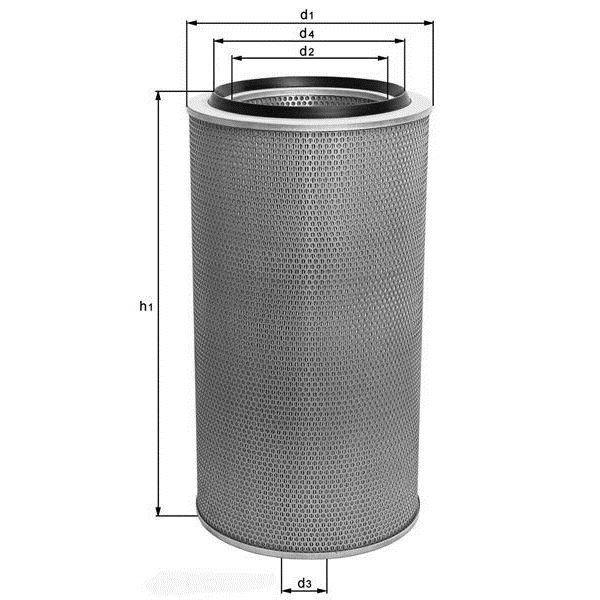 Filtre à air Knecht LX496 Filtre à air Knecht LX496