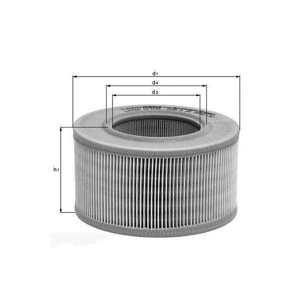 Filtre à air Knecht LX516 Filtre à air Knecht LX516