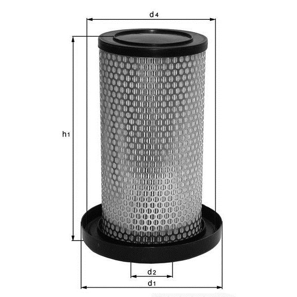 Filtre à air Knecht LX576 Filtre à air Knecht LX576
