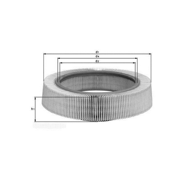Filtre à air Knecht LX61 Filtre à air Knecht LX61