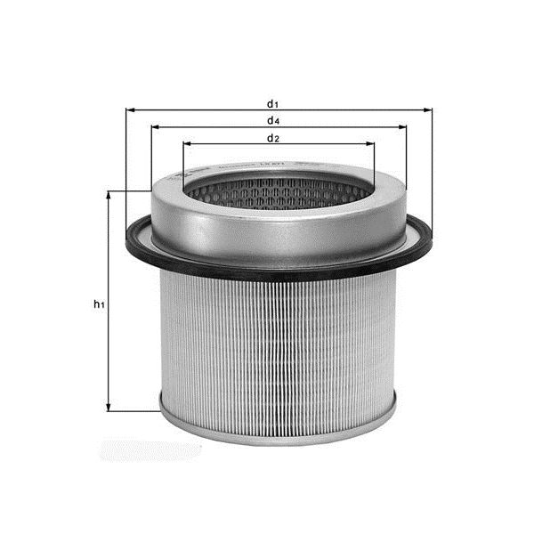Filtre à air Knecht LX671 Filtre à air Knecht LX671