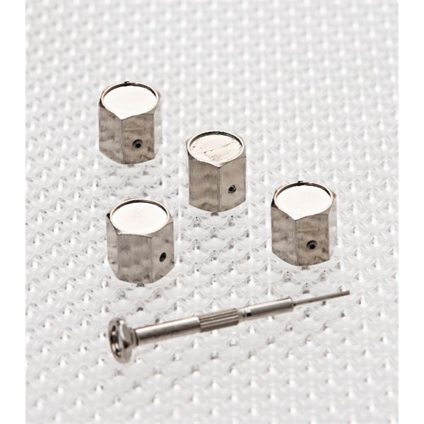 4 bouchons de valves aluminium antivol Richbrook 4 bouchons de valves aluminium antivol Richbrook