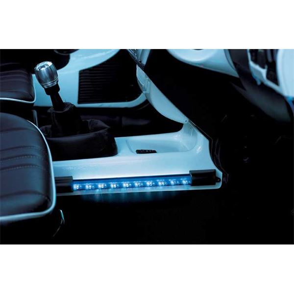 Tube led 38 cm 5 fonctions éclairage bleu Tube led 38 cm 5 fonctions éclairage bleu