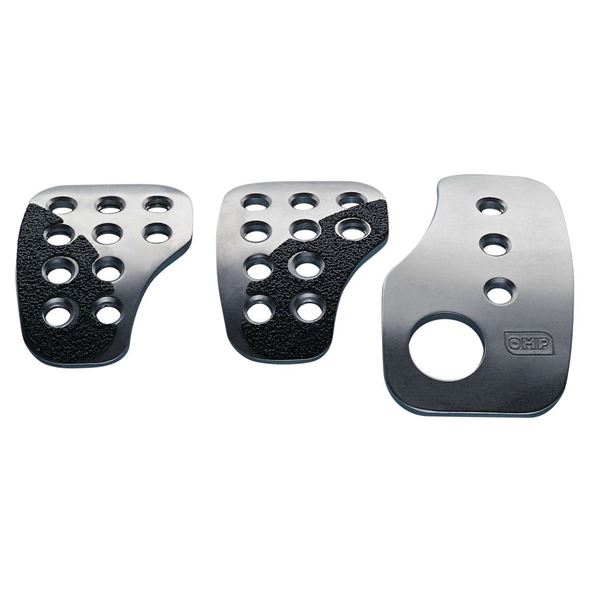 Pédalier OMP Racing argent Pédalier OMP Racing argent