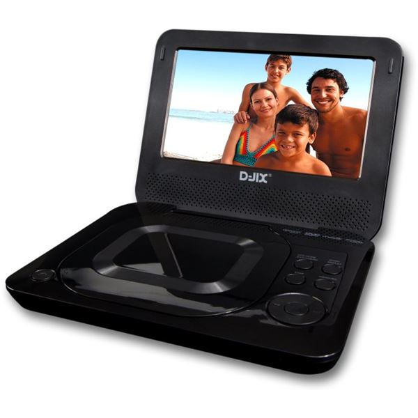 Lecteur DVD portable DJIX PVS 707-20C Lecteur DVD portable DJIX PVS 707-20C