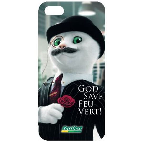 Coque iPhone 5 chat anglais Feu Vert Coque iPhone 5 chat anglais Feu Vert