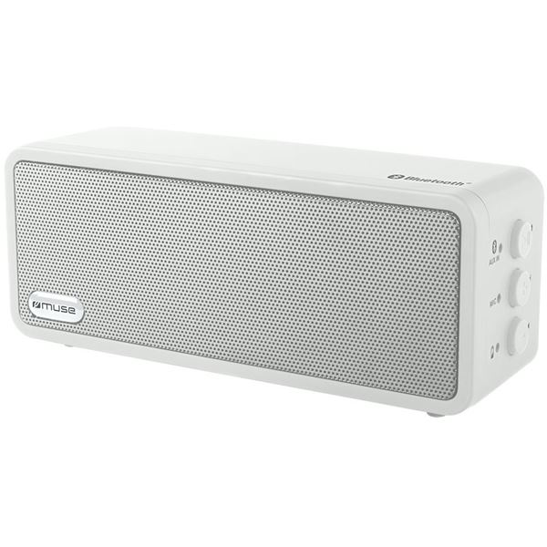 Enceinte Bluetooth nomade Muse M350-BT - Blanc Enceinte Bluetooth nomade Muse M350-BT - Blanc
