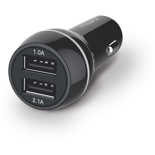 Chargeur allume cigare 2 USB Philips Chargeur allume cigare 2 USB Philips