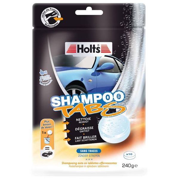 Shampooing voiture en tablettes x10 Holts Shampooing voiture en tablettes x10 Holts