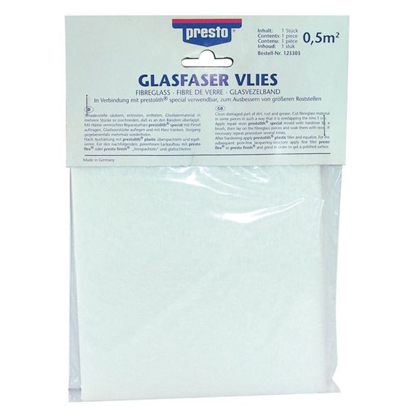 Fibre de verre tissage fin Presto 0,5 m² Fibre de verre tissage fin Presto 0,5 m²