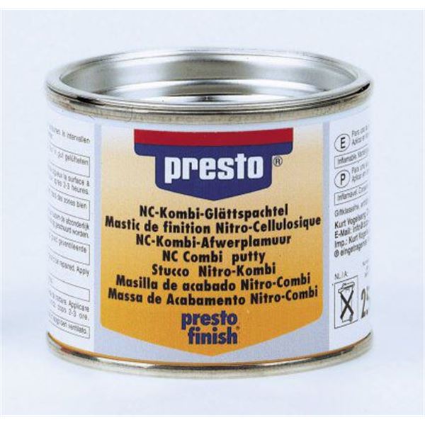 Mastic fin nitro combi gris Presto 250 g Mastic fin nitro combi gris Presto 250 g