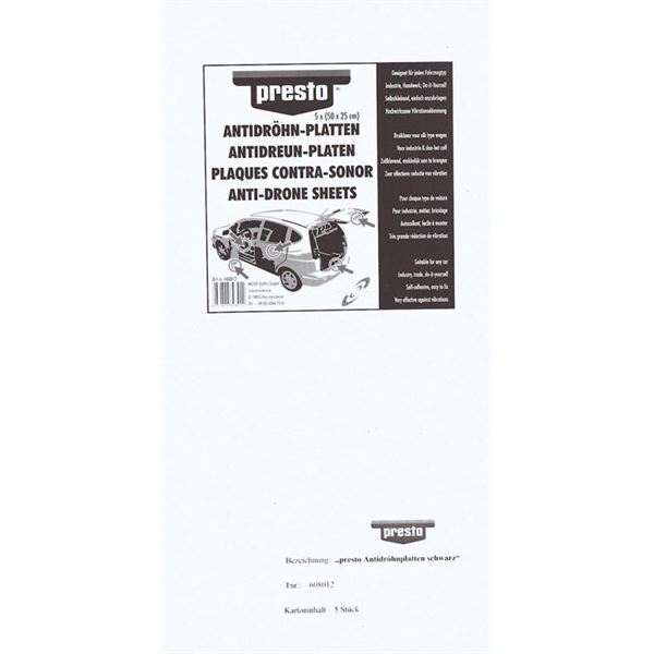 Plaques en bitume noires Presto Plaques en bitume noires Presto