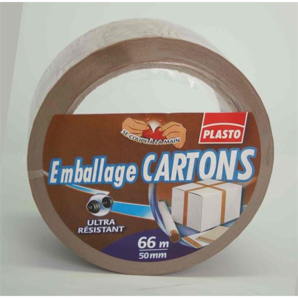 Ruban adhésif d'emballage 66m x 55mm Ruban adhésif d'emballage 66m x 55mm