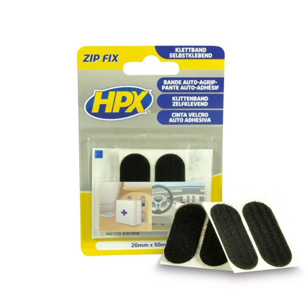 Zipfix ruban adhésif velcro 20 mm x 50 mm Zipfix ruban adhésif velcro 20 mm x 50 mm