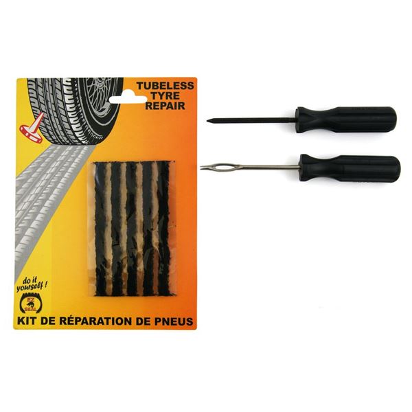Kit de réparation tubeless pour pneu auto Kit de réparation tubeless pour pneu auto