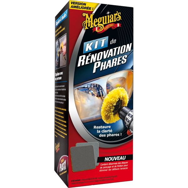 Kit de rénovation de phares Meguiar
