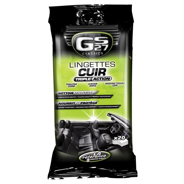 Lingette entretien cuir GS27 x20 Lingette entretien cuir GS27 x20