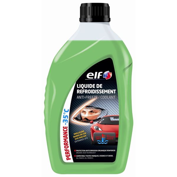Liquide de refroidissement Elf -35° 1l Liquide de refroidissement Elf -35° 1l