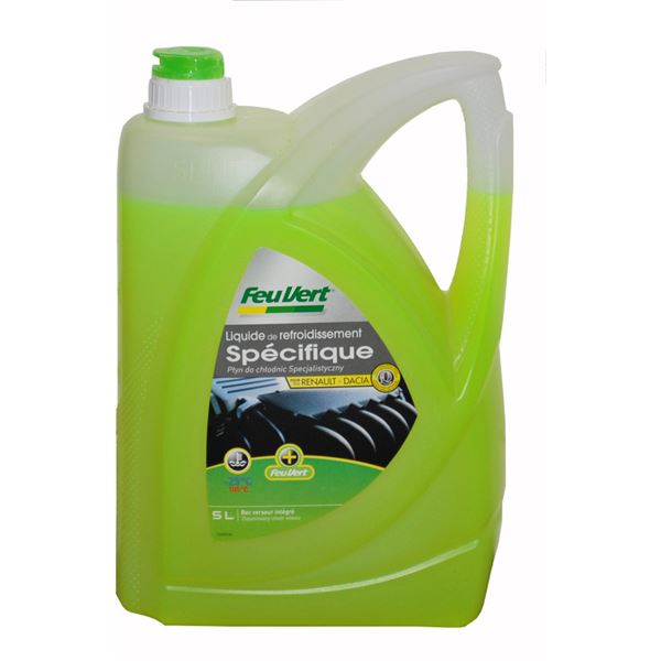 Liquide de refroidissement pour Renault / Dacia -25°C 5l Feu Vert Liquide de refroidissement pour Renault / Dacia -25°C 5l Feu Vert