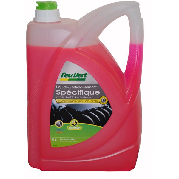 Liquide de refroidissement Feu Vert pour VOLKSWAGEN / AUDI / SEAT -30°C 5L Liquide de refroidissement Feu Vert pour VOLKSWAGEN / AUDI / SEAT -30°C 5L