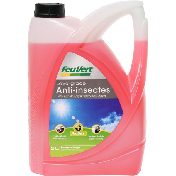 Lave-glace été démoustiquant 0°C Feu Vert 5L Lave-glace été démoustiquant 0°C Feu Vert 5L