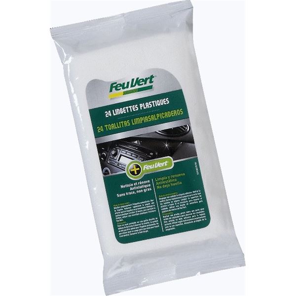 24 Lingettes plastique Feu Vert 24 Lingettes plastique Feu Vert