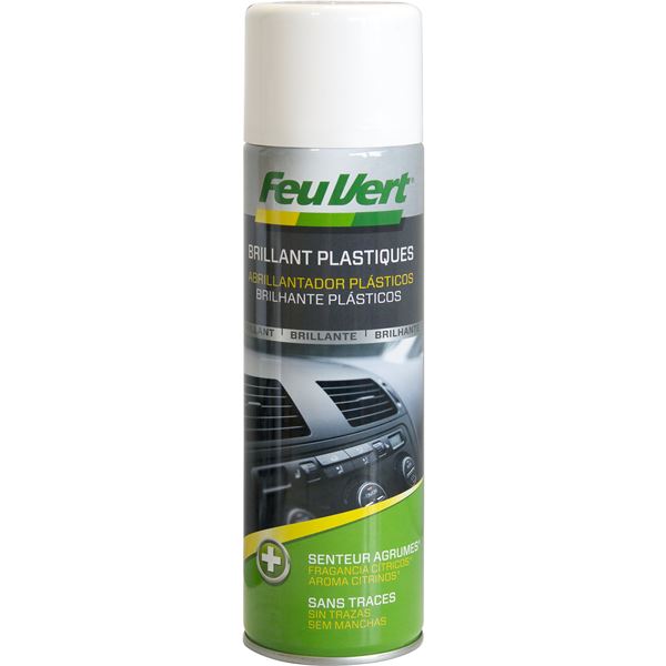 Nettoyant plastiques finition brillante Feu Vert 500 ml Nettoyant plastiques finition brillante Feu Vert 500 ml