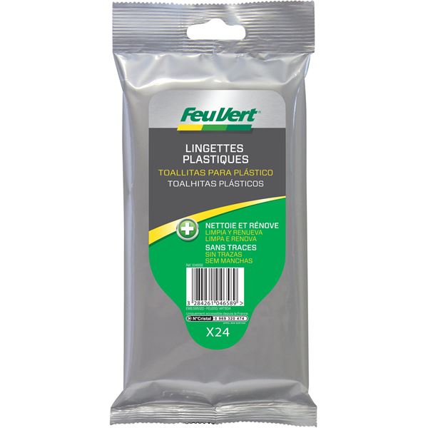 24 Lingettes plastique Feu Vert 24 Lingettes plastique Feu Vert