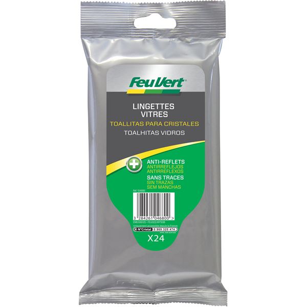 24 Lingettes vitres auto Feu Vert 24 Lingettes vitres auto Feu Vert