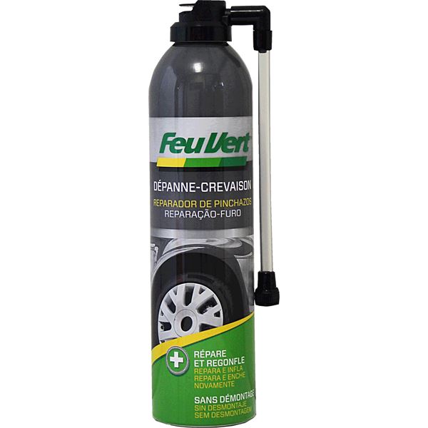 Répare crevaison Feu Vert 400 ml Répare crevaison Feu Vert 400 ml
