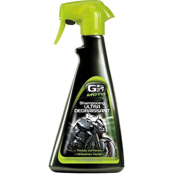 Shampooing ultra dégraissant moto 500ml GS27 Shampooing ultra dégraissant moto 500ml GS27