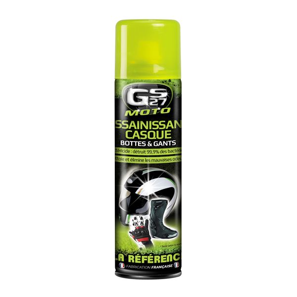 Assainissant casque, bottes et gants moto 250ml GS27 Assainissant casque, bottes et gants moto 250ml GS27