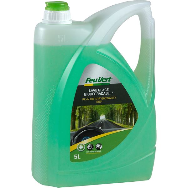 Lave-glace toutes saisons biodégradable -20°C Feu Vert 5L Lave-glace toutes saisons biodégradable -20°C Feu Vert 5L