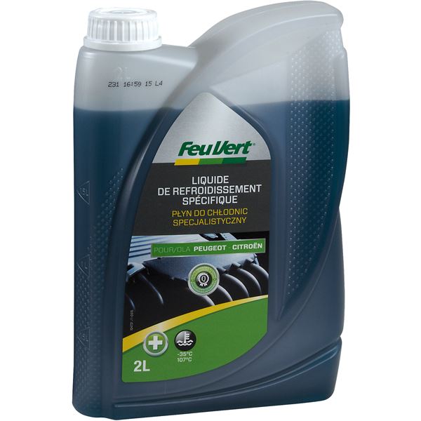 Liquide de refroidissement pour Peugeot / Citroën -35°C 2L Liquide de refroidissement pour Peugeot / Citroën -35°C 2L