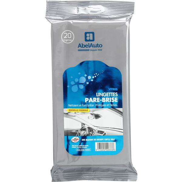 20 Lingettes vitres voiture ABEL PRESTIGE 20 Lingettes vitres voiture ABEL PRESTIGE