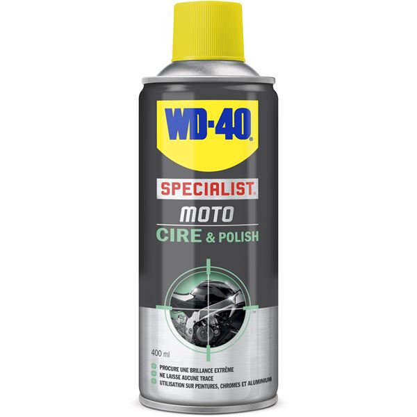 Cire & Polish pour moto WD40 400ml Cire & Polish pour moto WD40 400ml