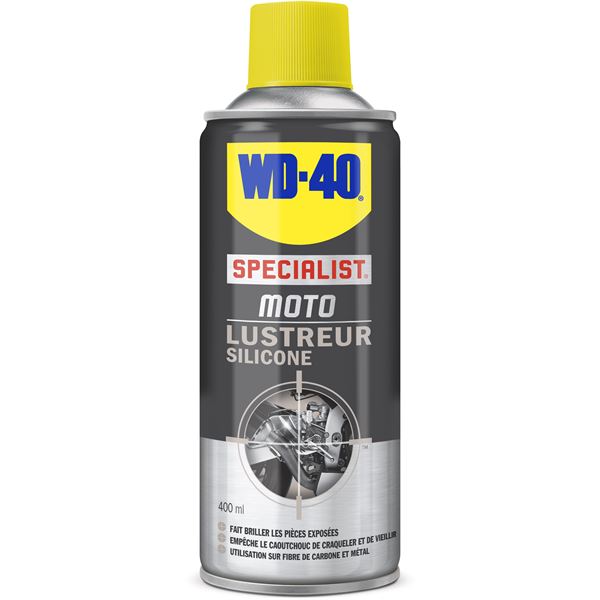 Lustreur silicone moto WD40 400ml Lustreur silicone moto WD40 400ml