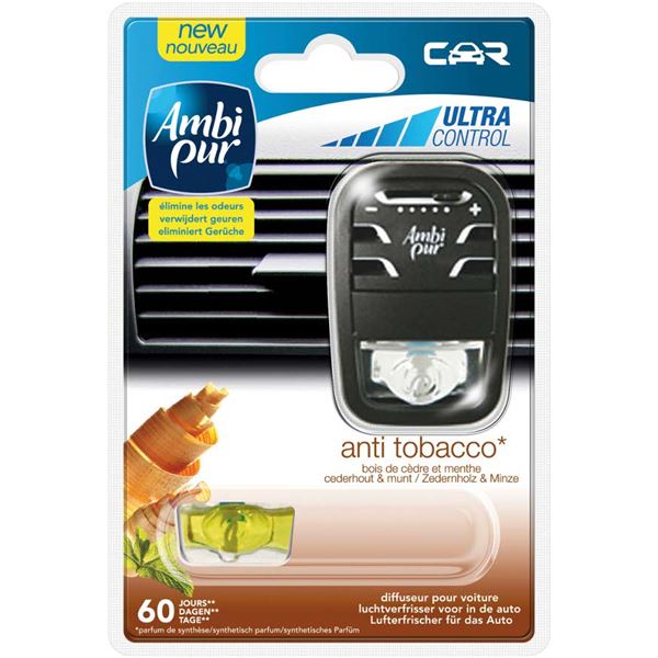 Désodorisant Ambi Pur Car anti-tabac Désodorisant Ambi Pur Car anti-tabac