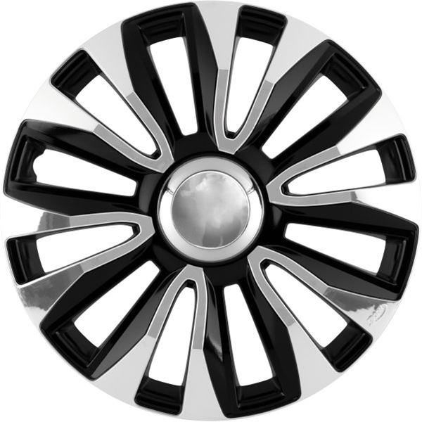 Enjoliveurs 13 pouces Chrome Avalon noir Enjoliveurs 13 pouces Chrome Avalon noir