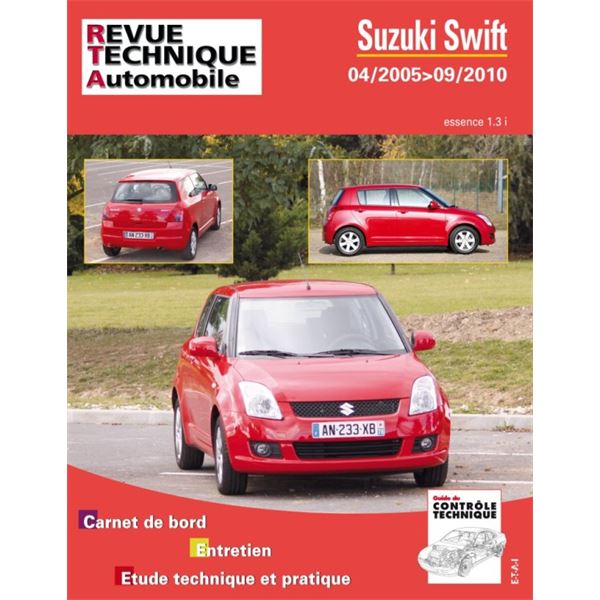 Revue pour Suzuki Swift de 03/05 à 10/10 pour 1,3 VVT Revue pour Suzuki Swift de 03/05 à 10/10 pour 1,3 VVT