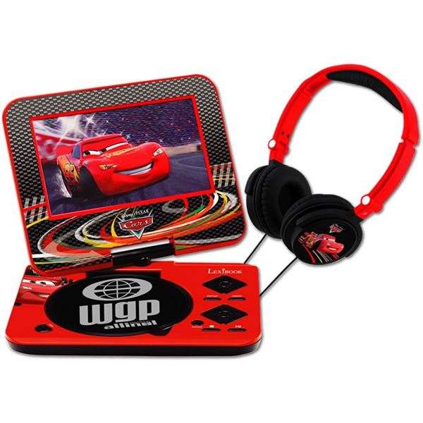 Lecteur DVD portable Lexibook Disney Cars avec casque audio Cars Lecteur DVD portable Lexibook Disney Cars avec casque audio Cars
