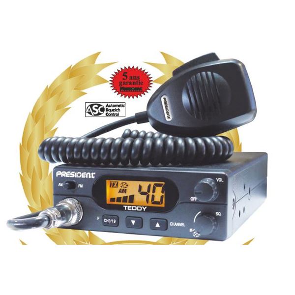 Pack CB Teddy + antenne magnétique Florida Pack CB Teddy + antenne magnétique Florida